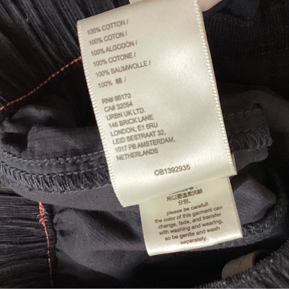 Anthropologie Pilcro The Cottage Corduroy Pant Pull-On Relaxed Tapered Navy Blue - Picture 11 of 15
